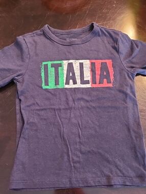 The Children's Place Navy Blue 'ITALIA' Graphic Tee